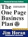 The One Page Business Plan, Financial Services Edition