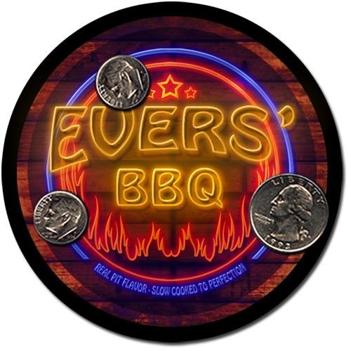 Evers Barbeque Drink Coasters - 4 Pack