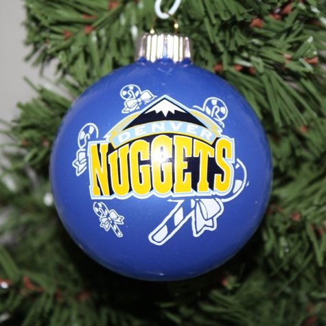 Denver Nuggets NBA Traditional Round Ornament