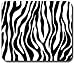 Zebra Print Mouse Pad