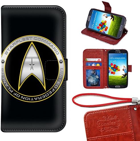 Samsung Galaxy S3 Mini Wallet Case, Twosin - StarTrek Premium PU Leather Case Wallet Flip Stand Case Cover for Samsung Galaxy S3 Mini with Card Slots