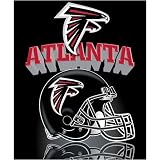 Atlanta Falcons Light Weight Fleece NFL Blanket (Grid Iron) (50"x60")