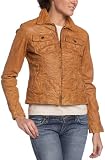 Levi's Women's Leather 2 Pocket Trucker Jacket,Cognac,X-Small