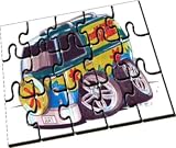 Personalised Koolart Scooby Doo Van TV Car Wooden A5 Jigsaw