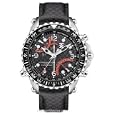 TX 730 Series Mens Fly-Back Chronograph - Black & Orange Dial - Checkered Strap