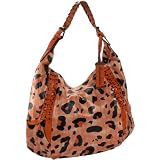 Chocolate Paris Leopard Hobo