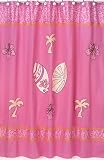 Tropical Hawaiian Kids Bathroom Shower Curtain