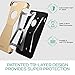 ESR Case for iPhone 6/6s, Three Layer Heavy Duty Shockproof Protective Case [Free Screen Protector] [Metal Design] [Matte Silicone Back + Thickened TPU Bumper] for iPhone 6s/6 4.7