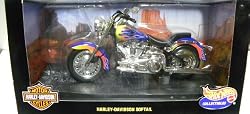 1/10 Scale Hot Wheels Harley Davidson Softail Motorcycle