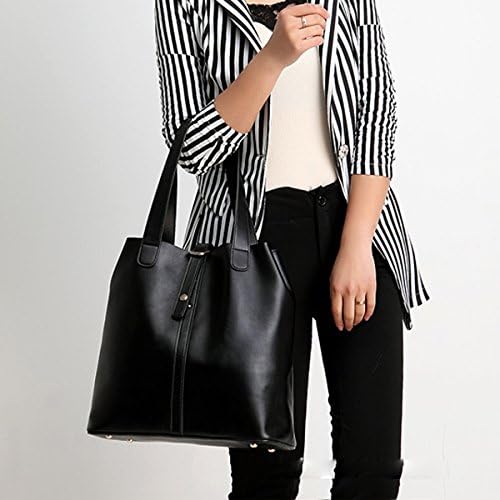 Women Vintage Decent Handbag Shoulder Bag Genuine Leather Tote Lady Purse Bag