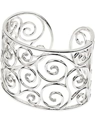 Sterling Silver Diamond Cuff Bracelet - 0.37 Ct. -- LIFETIME WARRANTY