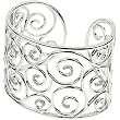 Sterling Silver Diamond Cuff Bracelet - 0.37 Ct.