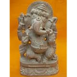 Gift for Her- Ganpati Ganesha Lord Ganesh Stone Statue 6.5"