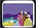 Mouse Pad with three wise men, Bethlehem, star, biblical, three kings, religion