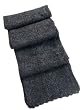 Handmade Alpaca Natural Fiber Scarf - Honest Charcoal (Extra Long)