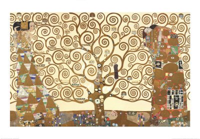The Tree of Life, Stoclet Frieze, c.1909 Abstract Art Poster Print by Gustav Klimt, 40x28