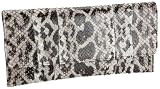 Carlos Falchi Shiny Anaconda Flat Clutch