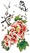 Supperb Mix Flower Temporary Tattoos Ii / 6-pack Floral Tattoo
