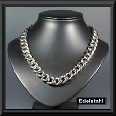 Schwere Panzerkette 50 cm lang - M�nnerkette Herrenkette Edelstahlkette Halskette Kette Edelstahl Edelstahlschmuck Halsschmuck Schmuck M�nnerschmuck Herrenschmuck K�nigskette