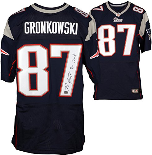 Rob Gronkowski New England Patriots Autographed Nike Elite Navy Jersey With Gronk Inscription Fanatics Authentic Certified Review Olexcndreevx