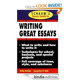 Schaum's Quick Guide to Writing Great Essays (Quick Guides)