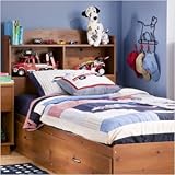 Bundle-20 Logik Twin Mates Bed in Sunny Pine