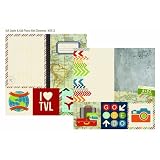 Simple Stories Urban Traveler 4x4 Quote & 6x8 Photo Mat 12x12 Paper
