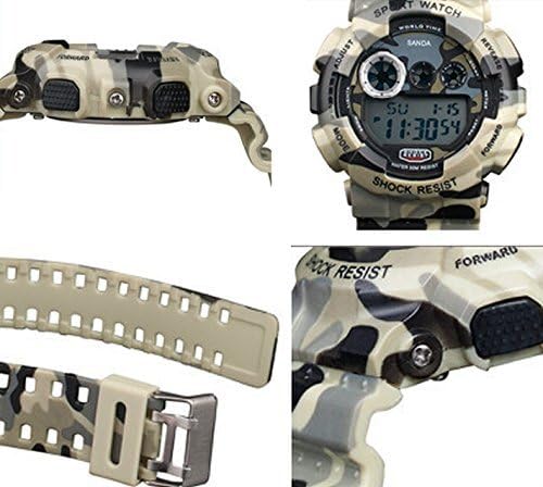 David Fashion 50m Water Proof Analog Digital Japan Movement Watch Camouflage + Gift Box