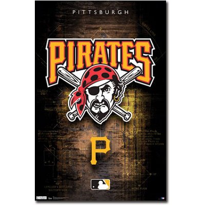 (22x34) Pittsburgh Pirates Logo 2011 Sports Poster Print