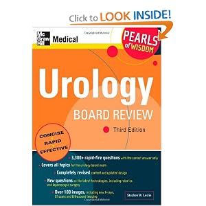 Click here to buy Urology Board Review, Third Edition: Pearls of Wisdom by Stephen Leslie.