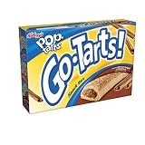Kellogg's Pop-Tarts Go-Tarts! Snack Bars, Frosted Brown Sugar Cinnamon, 10-Count Boxes (Pack of 12)