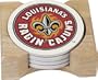 NCAA Louisiana Lafayette Ragin Cajuns Set of Four Round Stone Coasters