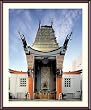 Grauman's (Now Mann's) Chinese Theatre, Hollywood, L.A. - Vibrant approx. 24"x28" Framed & Matted - 1 7/8" Walnut Toned Wood Frame - Photographic Print by Carol M. Highsmith