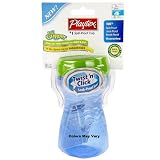 Playtex Baby Lil' Gripper Twist 'n Click Spoutless Cup, Colors May Vary, 9 Ounce