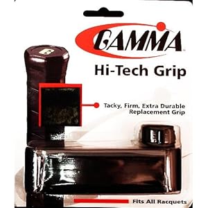 Gamma Hi Tech Replacement Tennis Grip Color: Black
