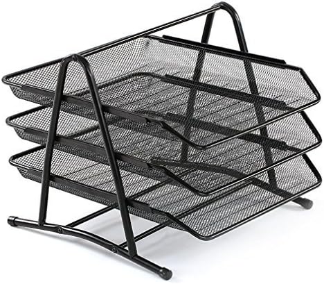 XINJIECHUANG 3-Tiered Stainless Steel Mesh Magazine Racks by XINJIECHUANG