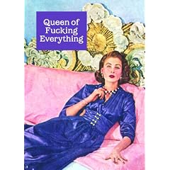 Retro Geschirrtuch QUEEN OF FUCKING EVERYTHING
