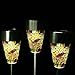 Solar Glass Mosaic Border Led Path Lights, APOLLED Water-proof Easy Installation Solar Led lights with ON/OFF Switch for Garden Festival Decoration (3 Pack)