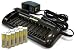 Hitech - Intelligent AA/AAA Charger With 10 AA 2400mAh Ni-Mh Batteries For EyeClops Night Vision Infrared Stealth Goggles