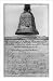 Historic Print (L): Grigor'ev's bell of 1655 showing the portrait of Patriarch Nikon