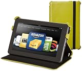 Kindle Fire Leather Case Cover by Marware, Green