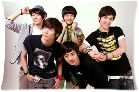 Butuku SHINEE Korea Popular Group Lee JinKi Kim Jonghyun Kim Ki Bum Choi Minho Lee Taemin Personalized Rectangle Pillow Case 16x24 (one side)