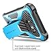 Galaxy Note 7 Case, i-Blason Transformer [Kickstand] Samsung Galaxy Note 7 2016 Release [Heavy Duty] [Dual Layer] Combo Holster Cover case with [Locking Belt Swivel Clip] (Blue)