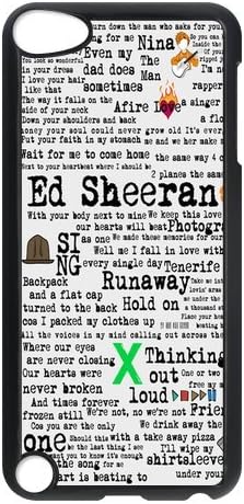 LeonardCustom- Ed Sheeran Quotes Hard Case for iPod Touch 5 iTouch 5th Generation -LCP5U314