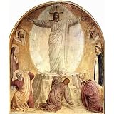 Fra Angelico (Fresco cycle in the Dominican convent of San Marco in Florence scene: The Transfiguration of Christ (Trans - 13x19