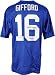 Frank Gifford Autographed Jersey | Details: New York Giants, Blue, HOF Inscription