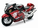 NewRay 1/12 Die-Cast Motorcycle: Suzuki 2005 GSX-R1300R Hayabusa (red)