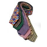 7Piece 100% Pure Silk Ties. Made in England. (206D)RRP£139.99
