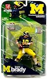 McFarlane Toys NCAA COLLEGE Football Sports Picks Series 1 Action Figure Tom Brady (Michigan Wolverines)