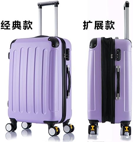 MYMLL Female Rod luggage suitcase bag caster boarding multi-color box men and women extend ABS material , 12 , 24 inch extension